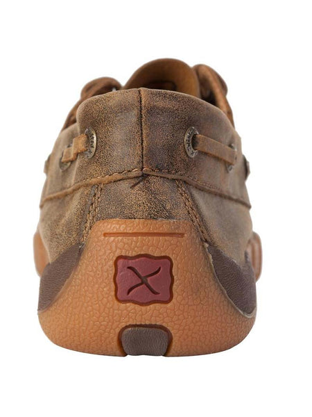 Twisted X WDM0003 Ladies Boat Shoe Driving Moc Bomber back view. If you need any assistance with this item or the purchase of this item please call us at five six one seven four eight eight eight zero one Monday through Saturday 10:00a.m EST to 8:00 p.m EST