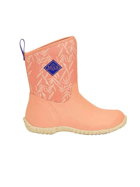 Muck WM2-4WT Womens Muckster II Mid Boot Pink side view