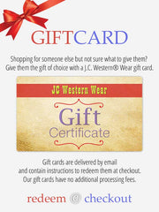 Gift Card, send Gift Certificate to someone special. If you need any assistance with this item or the purchase of this item please call us at five six one seven four eight eight eight zero one Monday through Saturday 10:00a.m EST to 8:00 p.m EST