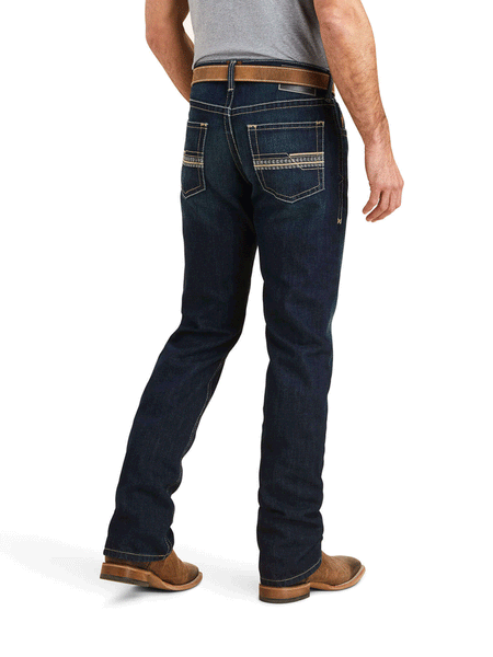 Ariat 10043189 Mens M5 Straight Winfield Straight Jean Roadhouse back and side view. If you need any assistance with this item or the purchase of this item please call us at five six one seven four eight eight eight zero one Monday through Saturday 10:00a.m EST to 8:00 p.m EST