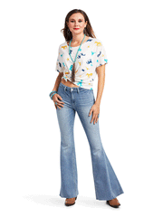 Ariat 10039194 Womens Mojave Tee Multi Print alternate front view. If you need any assistance with this item or the purchase of this item please call us at five six one seven four eight eight eight zero one Monday through Saturday 10:00a.m EST to 8:00 p.m EST