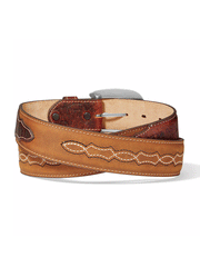 Tony Lama C42745 Mens Maverick Belt Brown back view. If you need any assistance with this item or the purchase of this item please call us at five six one seven four eight eight eight zero one Monday through Saturday 10:00a.m EST to 8:00 p.m EST