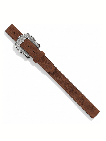 Tony Lama C50739 Womens Layla Belt Brown view from above. If you need any assistance with this item or the purchase of this item please call us at five six one seven four eight eight eight zero one Monday through Saturday 10:00a.m EST to 8:00 p.m EST
