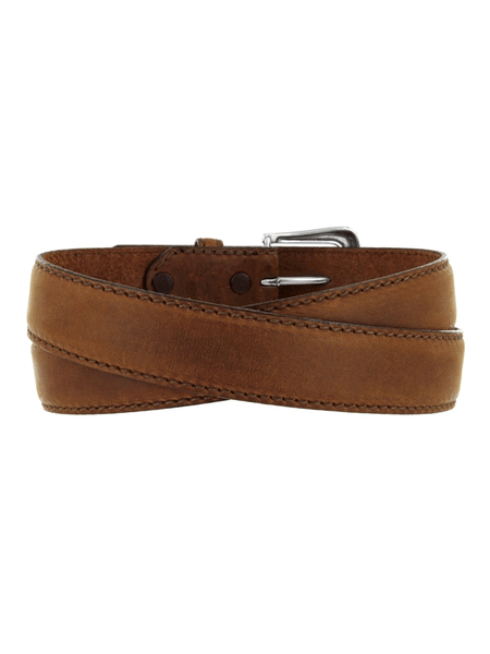 Justin 247BD Mens Working Sport Belt Brown back view. If you need any assistance with this item or the purchase of this item please call us at five six one seven four eight eight eight zero one Monday through Saturday 10:00a.m EST to 8:00 p.m EST