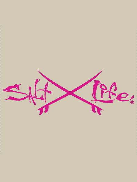 Salt Life SAD936 SIGNATURE AND BOARDS Decal Sticker PINK