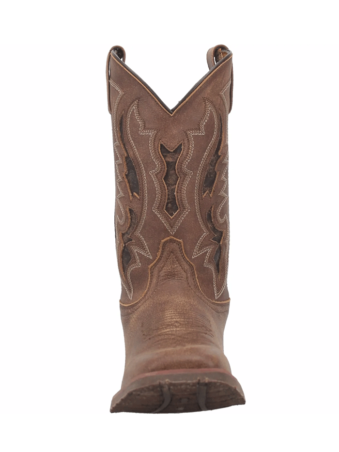 Laredo 7952 Mens Martin Leather Boot Tan side and front view. If you need any assistance with this item or the purchase of this item please call us at five six one seven four eight eight eight zero one Monday through Saturday 10:00a.m EST to 8:00 p.m EST