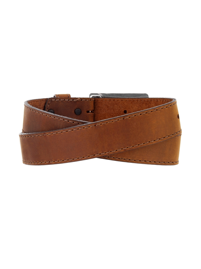 Justin C12685 Mens Flying High Belt Brown front view. If you need any assistance with this item or the purchase of this item please call us at five six one seven four eight eight eight zero one Monday through Saturday 10:00a.m EST to 8:00 p.m EST 