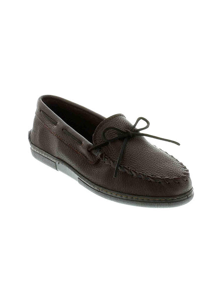 Minnetonka 892 Mens Moosehide Classic Mocassin Chocolate - CLOSE
