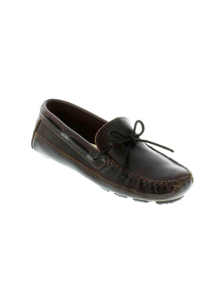 Minnetonka 948 Mens Double Bottom Driving MOC Dark Brown  display picture 1