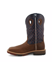 Twisted X MXBAW01 Mens Waterproof Alloy Toe Western Work Boot Mocha inner side view. If you need any assistance with this item or the purchase of this item please call us at five six one seven four eight eight eight zero one Monday through Saturday 10:00a.m EST to 8:00 p.m EST