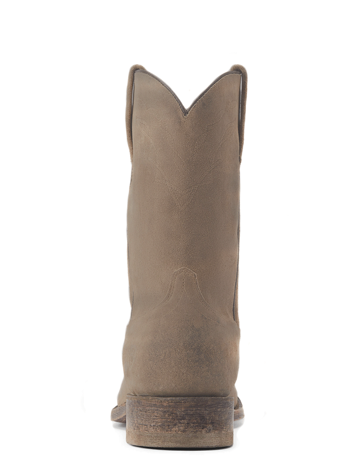 Ariat 10044558 Mens Downtown Western Boot Burned Grey Roughout front and side view. If you need any assistance with this item or the purchase of this item please call us at five six one seven four eight eight eight zero one Monday through Saturday 10:00a.m EST to 8:00 p.m EST