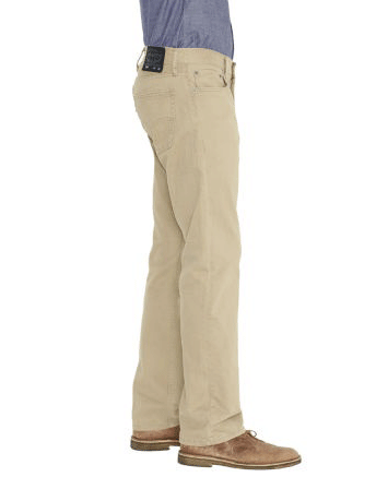 Levi's 005140407 Mens Straight Fit Jeans Soft Washed Twill Chinchilla side view. If you need any assistance with this item or the purchase of this item please call us at five six one seven four eight eight eight zero one Monday through Saturday 10:00a.m EST to 8:00 p.m EST