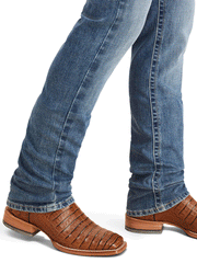 Ariat 10043188 Mens M7 Slim Stowell Straight Jean Poplar leg view. If you need any assistance with this item or the purchase of this item please call us at five six one seven four eight eight eight zero one Monday through Saturday 10:00a.m EST to 8:00 p.m EST