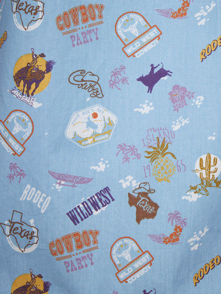 Texas Cowboys and Cowgirls Western Wrapping Paper