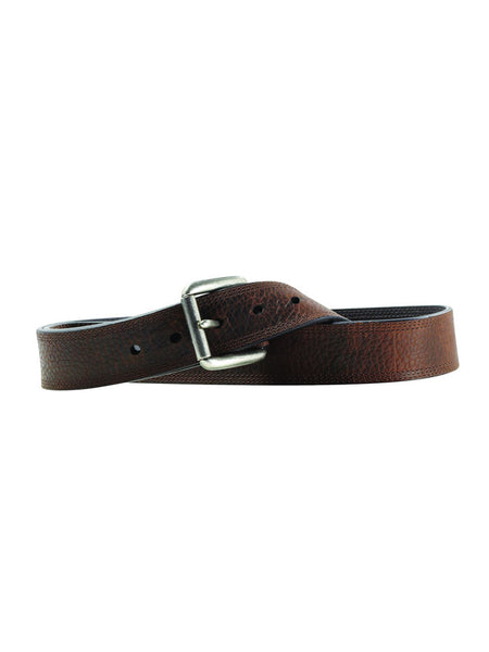Ariat A10004630 Mens Western Work Leather Belt Brown front view. If you need any assistance with this item or the purchase of this item please call us at five six one seven four eight eight eight zero one Monday through Saturday 10:00a.m EST to 8:00 p.m EST