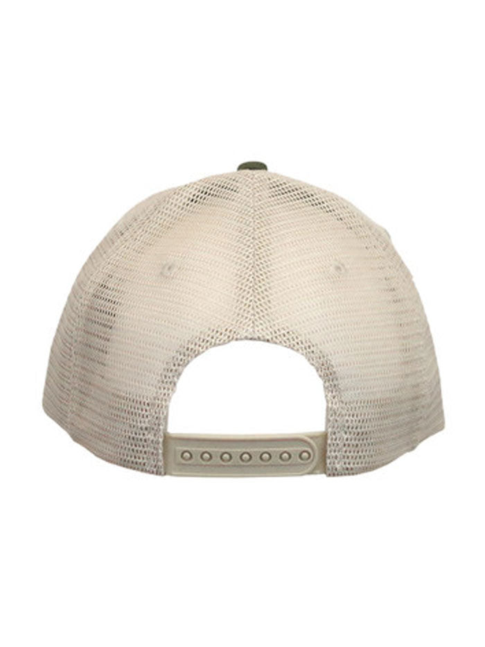 John Deere LP76452  Vintage Patch Mesh Hat Charcoal Olive front view. If you need any assistance with this item or the purchase of this item please call us at five six one seven four eight eight eight zero one Monday through Saturday 10:00a.m EST to 8:00 p.m EST