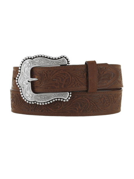 Tony Lama C50739 Womens Layla Belt Brown front view. If you need any assistance with this item or the purchase of this item please call us at five six one seven four eight eight eight zero one Monday through Saturday 10:00a.m EST to 8:00 p.m EST