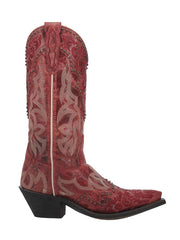 Laredo 52411 Womens Braylynn Leather Boot Red side view