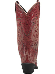 Laredo 52411 Womens Braylynn Leather Boot Red back view