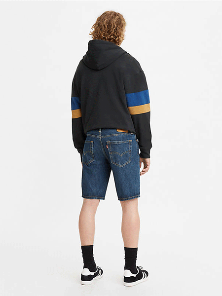 Levi's 398640009 Mens 405 Standard Short Night Run back view. If you need any assistance with this item or the purchase of this item please call us at five six one seven four eight eight eight zero one Monday through Saturday 10:00a.m EST to 8:00 p.m EST