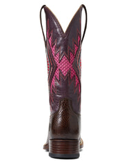 Ariat 10040378 Womens Sienna VentTek 360 Western Boot Chocolate Chip back view. If you need any assistance with this item or the purchase of this item please call us at five six one seven four eight eight eight zero one Monday through Saturday 10:00a.m EST to 8:00 p.m EST