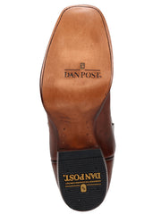 Dan Post DP3355 Mens WADE Square Toe Western Boot Brown sole view. If you need any assistance with this item or the purchase of this item please call us at five six one seven four eight eight eight zero one Monday through Saturday 10:00a.m EST to 8:00 p.m EST