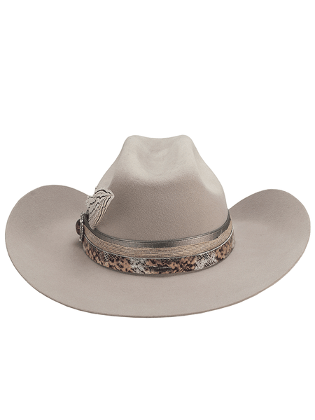 Bullhide GOOD STORIES 0857BC Felt Hat Buckskin back view. If you need any assistance with this item or the purchase of this item please call us at five six one seven four eight eight eight zero one Monday through Saturday 10:00a.m EST to 8:00 p.m EST