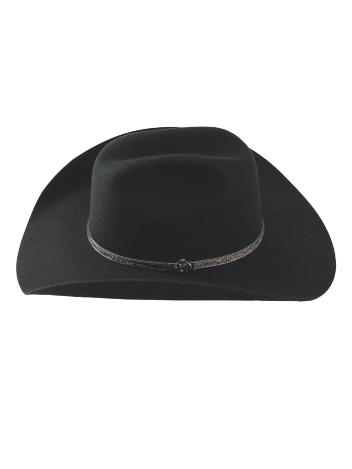  Bullhide LIFE WITH YOU 0870 4X Premium Wool Hat Black front view.If you need any assistance with this item or the purchase of this item please call us at five six one seven four eight eight eight zero one Monday through Saturday 10:00a.m EST to 8:00 p.m EST