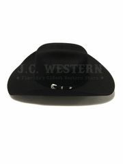 Serratelli BEAUMONT414BK 6X Felt Western Hat Black side view. If you need any assistance with this item or the purchase of this item please call us at five six one seven four eight eight eight zero one Monday through Saturday 10:00a.m EST to 8:00 p.m EST