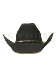Resistol RWAMSK-304107 Jason Aldean Collection Amarillo Sky Felt Hat Black front view. If you need any assistance with this item or the purchase of this item please call us at five six one seven four eight eight eight zero one Monday through Saturday 10:00a.m EST to 8:00 p.m EST