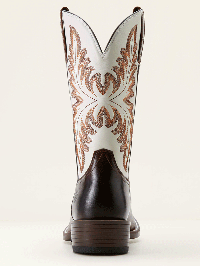 Ariat 10053762 Mens Renegade Cowboy Boot Crema Mahogany front and side view. If you need any assistance with this item or the purchase of this item please call us at five six one seven four eight eight eight zero one Monday through Saturday 10:00a.m EST to 8:00 p.m EST