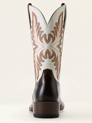 Ariat 10053762 Mens Renegade Cowboy Boot Crema Mahogany back view. If you need any assistance with this item or the purchase of this item please call us at five six one seven four eight eight eight zero one Monday through Saturday 10:00a.m EST to 8:00 p.m EST