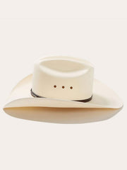 Stetson SSLLNO-304281 LLANO 10X Straw Hat Natural side view. If you need any assistance with this item or the purchase of this item please call us at five six one seven four eight eight eight zero one Monday through Saturday 10:00a.m EST to 8:00 p.m EST