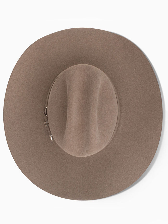 Resistol RFUSTR-724220 USTRC 6X Western Hat Stone side / front view. If you need any assistance with this item or the purchase of this item please call us at five six one seven four eight eight eight zero one Monday through Saturday 10:00a.m EST to 8:00 p.m EST