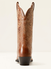 Ariat 10053733 Womens Round Up Square Toe Western Boot Russet Copper back view. If you need any assistance with this item or the purchase of this item please call us at five six one seven four eight eight eight zero one Monday through Saturday 10:00a.m EST to 8:00 p.m EST