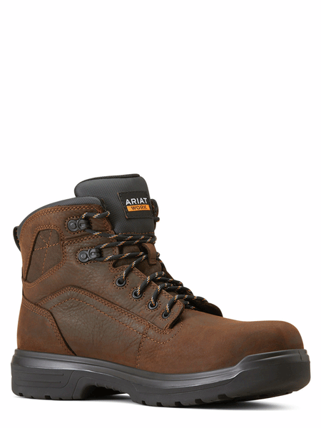 Ariat 10046861 Mens Turbo Waterproof Carbon Toe Work Boot Rich Browninner side view. If you need any assistance with this item or the purchase of this item please call us at five six one seven four eight eight eight zero one Monday through Saturday 10:00a.m EST to 8:00 p.m EST