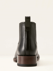 Ariat 10053637 Mens Booker Chelsea Round Toe Western Boot Black Deertan back view. If you need any assistance with this item or the purchase of this item please call us at five six one seven four eight eight eight zero one Monday through Saturday 10:00a.m EST to 8:00 p.m EST