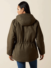 Ariat 10062344 Womens Grizzly 2.0 Parka Earth back view. If you need any assistance with this item or the purchase of this item please call us at five six one seven four eight eight eight zero one Monday through Saturday 10:00a.m EST to 8:00 p.m EST