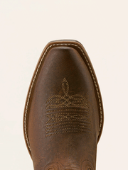 Ariat 10063900 Womens Beaumont Western Boot Sassy Brown toe view. If you need any assistance with this item or the purchase of this item please call us at five six one seven four eight eight eight zero one Monday through Saturday 10:00a.m EST to 8:00 p.m EST
