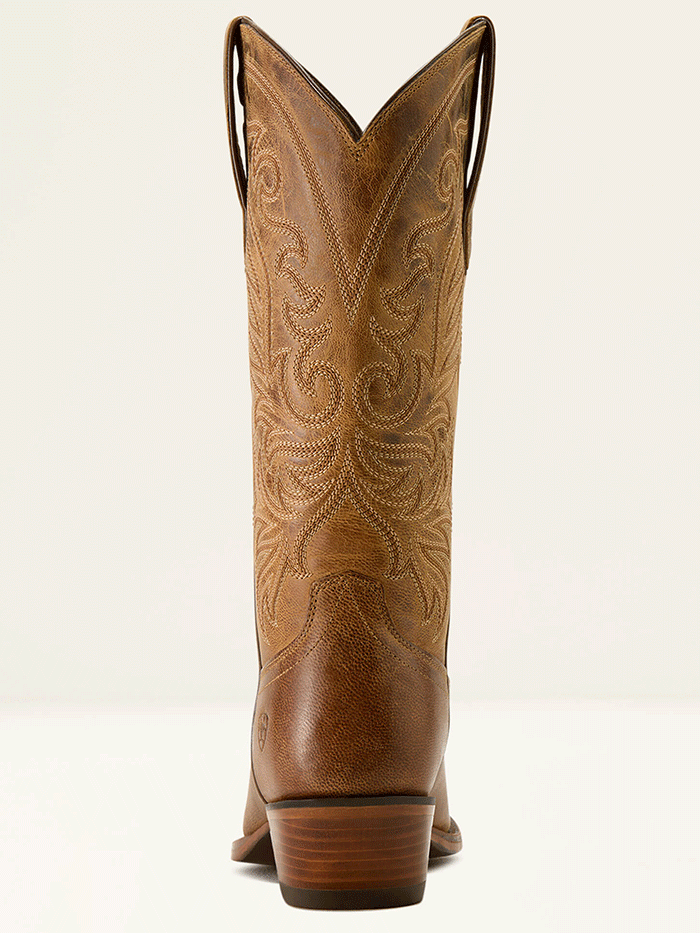 Ariat 10063905 Womens Louella R Toe Western Boot Pearl Brown side view pair. If you need any assistance with this item or the purchase of this item please call us at five six one seven four eight eight eight zero one Monday through Saturday 10:00a.m EST to 8:00 p.m EST