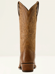 Ariat 10063905 Womens Louella R Toe Western Boot Pearl Brown back view. If you need any assistance with this item or the purchase of this item please call us at five six one seven four eight eight eight zero one Monday through Saturday 10:00a.m EST to 8:00 p.m EST