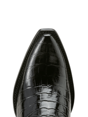 Ariat 10063992 Womens Casanova Western Boot Luxe Caviar Croc Print Black toe view. If you need any assistance with this item or the purchase of this item please call us at five six one seven four eight eight eight zero one Monday through Saturday 10:00a.m EST to 8:00 p.m EST