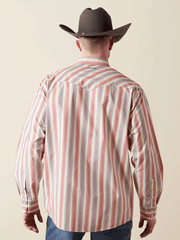 Ariat 10065783 Mens  Pro Series Flynn Classic Fit Shirt Cream back view. If you need any assistance with this item or the purchase of this item please call us at five six one seven four eight eight eight zero one Monday through Saturday 10:00a.m EST to 8:00 p.m EST