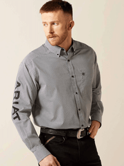 Ariat 10065815 Mens Team Pablo Classic Fit Shirt Black front view. If you need any assistance with this item or the purchase of this item please call us at five six one seven four eight eight eight zero one Monday through Saturday 10:00a.m EST to 8:00 p.m EST
