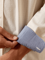 Ariat 10072729 Mens Max Modern Fit Long Sleeve Shirt Natural cuff view. If you need any assistance with this item or the purchase of this item please call us at five six one seven four eight eight eight zero one Monday through Saturday 10:00a.m EST to 8:00 p.m EST
