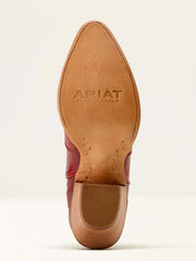 Ariat 10074387 Womens Julietta J Toe Western Boot Red Alert sole view. If you need any assistance with this item or the purchase of this item please call us at five six one seven four eight eight eight zero one Monday through Saturday 10:00a.m EST to 8:00 p.m EST
