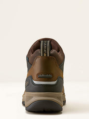 Ariat 10080518 Mens Terrain Trek Waterproof Boot Dark Chocolate back view. If you need any assistance with this item or the purchase of this item please call us at five six one seven four eight eight eight zero one Monday through Saturday 10:00a.m EST to 8:00 p.m EST