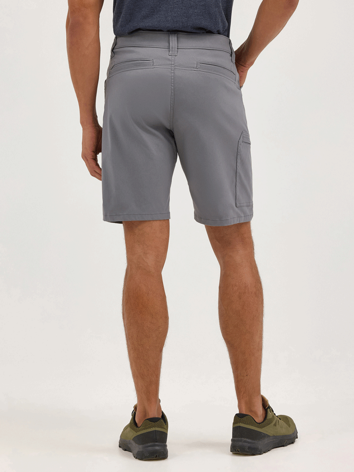 Wrangler 112361454 Mens ATG -X- Harbor Short Poppy Seed Grey front view. If you need any assistance with this item or the purchase of this item please call us at five six one seven four eight eight eight zero one Monday through Saturday 10:00a.m EST to 8:00 p.m EST

