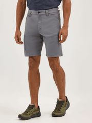 Wrangler 112361454 Mens ATG -X- Harbor Short Poppy Seed Grey front view. If you need any assistance with this item or the purchase of this item please call us at five six one seven four eight eight eight zero one Monday through Saturday 10:00a.m EST to 8:00 p.m EST

