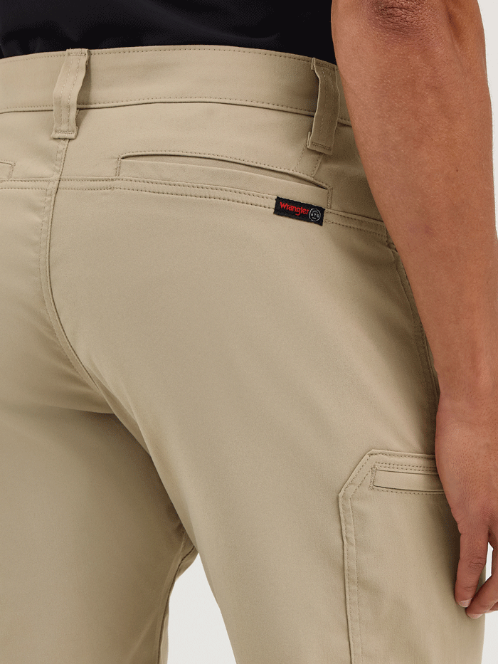 Wrangler 112361461 Mens ATG -X- Harbor Short Aluminum Tan front view. If you need any assistance with this item or the purchase of this item please call us at five six one seven four eight eight eight zero one Monday through Saturday 10:00a.m EST to 8:00 p.m EST

